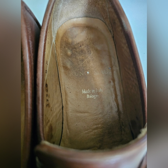 Bruno Magli Brown Leather Shoe. Size 8 M - Picture 11 of 12